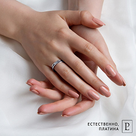 Кольцо Platinum Lab. - Платина 950 (арт. ПК-124-00)