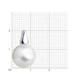 Подвеска Diamant - Серебро 925, Жемчуг имитация (арт. 94-130-01177-1)
