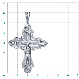 Подвеска Атолл - Серебро 925 (арт. 3319-925)