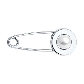 Булавка Diamant - Серебро 925, Жемчуг культивированный (арт. 94-340-02633-1)