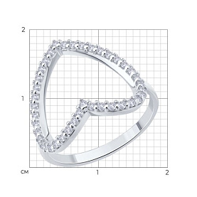 Кольцо SOKOLOV - Серебро 925, Фианит (арт. 94014443)