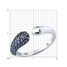 Кольцо SOKOLOV - Серебро 925, Фианит (арт. 94014858)