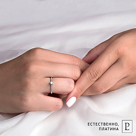 Кольцо Platinum Lab. - Платина 950, Бриллиант (арт. ПК-058-01)