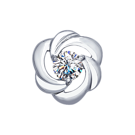 Подвеска SOKOLOV - Серебро 925, Фианит (арт. 94031941)