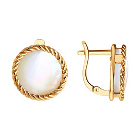 Серьги Diamant - Серебро 925, Перламутр (арт. 93-320-01563-1)