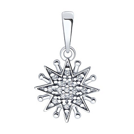 Подвеска Diamant - Серебро 925, Фианит (арт. 94-130-02109-1)