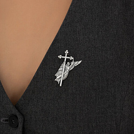 Брошь Diamant - Серебро 925, Фианит (арт. 95-140-02336-1)