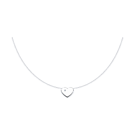 Колье SOKOLOV - Серебро 925, Бриллиант, Бриллиант голубой, Бриллиант коньячный (арт. 87070006)