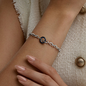 Браслет SOKOLOV - Серебро 925, Фианит (арт. 94051613)
