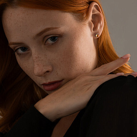 Серьги SOKOLOV - Серебро 925, Цитрин (арт. 92025262)