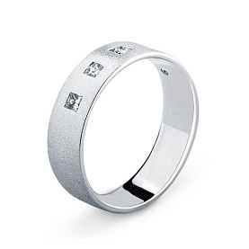 Кольцо Platinum Lab. - Платина 950, Бриллиант (арт. ПК-110-06-М3)