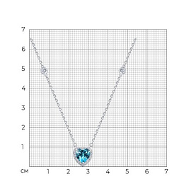 Колье SOKOLOV - Серебро 925, Фианит (арт. 94071273-91)