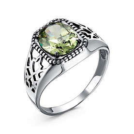 Кольцо Красная пресня - Серебро 925, Фианит (арт. 23814044-15)