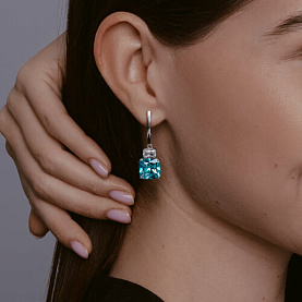 Серьги SOKOLOV - Серебро 925, Фианит (арт. 94026768)