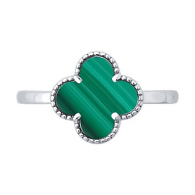 Кольцо SOKOLOV - Серебро 925, Малахит (арт. 83010264)