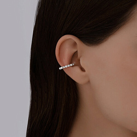 Серьга SOKOLOV - Серебро 925, Жемчуг культивированный (арт. 92170003)