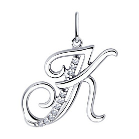 Подвеска Diamant - Серебро 925, Фианит (арт. 94-130-01373-1)