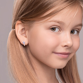 Серьги SOKOLOV - Серебро 925, Фианит (арт. 94026036)