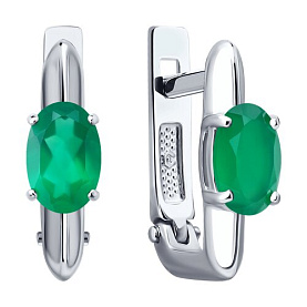 Серьги SOKOLOV - Серебро 925, Агат (арт. 92025348)