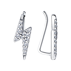 Серьги SOKOLOV - Серебро 925, Фианит (арт. 94024059)