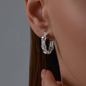 Серьги Diamant - Серебро 925, Фианит (арт. 94-120-01547-2)