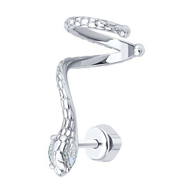 Серьга SOKOLOV - Серебро 925, Фианит (арт. 94170375)