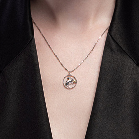 Колье SOKOLOV - Серебро 925, Фианит (арт. 94070940)