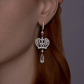 Серьги SOKOLOV - Серебро 925, Фианит (арт. 94026770)