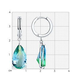 Серьги SOKOLOV - Серебро 925, Синтетический ситалл (арт. 92022814)