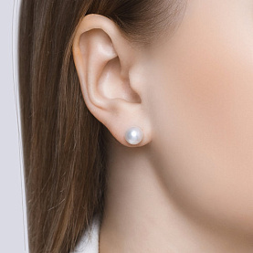 Серьги SOKOLOV - Серебро 925, Жемчуг культивированный (арт. 94021961)