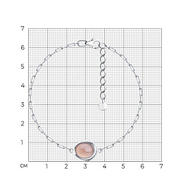 Браслет SOKOLOV - Серебро 925, Халцедон (арт. 83050077)