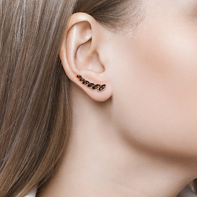 Серьги SOKOLOV - Серебро 925, Гранат (арт. 92021349)