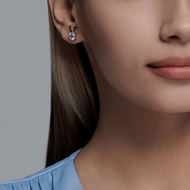 Серьги SOKOLOV - Серебро 925, Фианит (арт. 94025919)