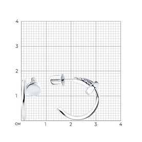 Серьги Diamant - Серебро 925 (арт. 94-122-02009-2)