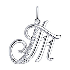 Подвеска Diamant - Серебро 925, Фианит (арт. 94-130-01380-1)