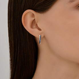 Серьги Diamant - Серебро 925, Фианит (арт. 94-120-02262-1)