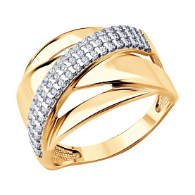 Кольцо SOKOLOV - Серебро 925, Фианит (арт. 93011192)