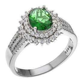 Кольцо Мастер Клио - Серебро 925, Синтетический ситалл , Фианит (арт. 23К149291)