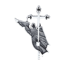 Брошь Diamant - Серебро 925, Фианит (арт. 95-140-02336-1)