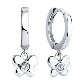 Серьги SOKOLOV - Серебро 925, Фианит (арт. 94026676)