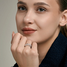 Кольцо Diamant - Серебро 925, Фианит (арт. 94-110-00406-1)