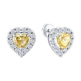 Серьги SOKOLOV - Серебро 925, Фианит (арт. 94027345)