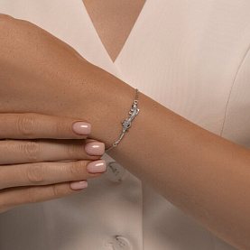 Браслет SOKOLOV - Серебро 925, Фианит (арт. 94051251)