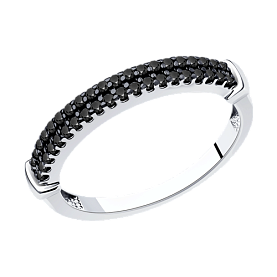 Кольцо SOKOLOV - Серебро 925, Фианит (арт. 94013354)