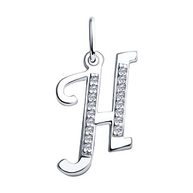 Подвеска SOKOLOV - Серебро 925, Фианит (арт. 94031372)