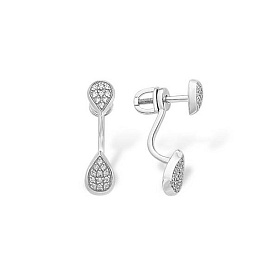 Серьги EFREMOV - Серебро 925, Фианит (арт. 1210018104-501)
