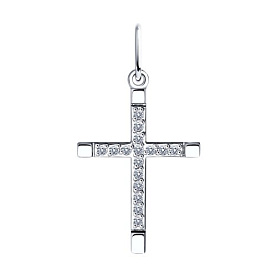 Подвеска Diamant - Золото 585, Фианит (арт. 52-130-01438-1)