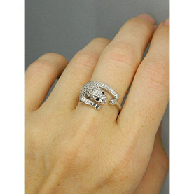 Кольцо Галатея - Серебро 925, Фианит (арт. 2038.5)