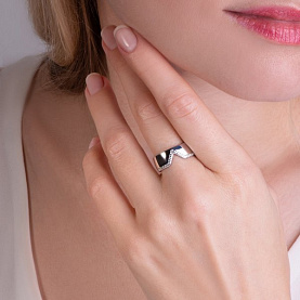 Кольцо Talant - Серебро 925, Фианит (арт. 20-72-0001-15581)