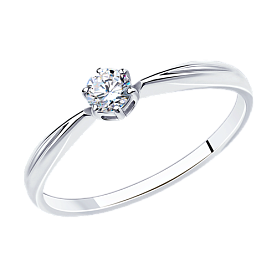 Кольцо Diamant - Серебро 925, Фианит (арт. 94-110-01376-1)